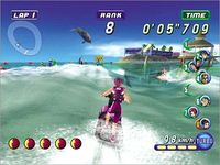 une photo d'Ã©cran de Wave Race Blue Storm sur Nintendo Gamecube